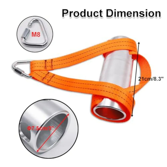 Arm Wrestling Exercise Handle Thick Wrist Rolling Grip Wrist and Forearm Exerciser Multi Spinner Workout Handle