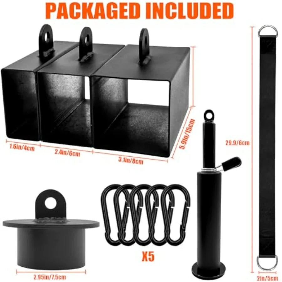 Heavy Metal Pinch Block Set with Loading Pin, Pinch Block Grip for Workout Rock Climbing Forearm Finger Training, Enhance Grip S