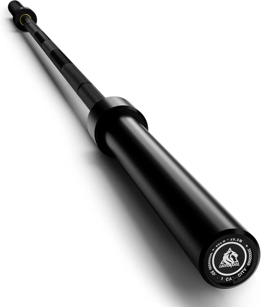 7ft Olympic Barbell 500 lbs Capacity 2-Inch Bar for Squats Deadlifts and Presses