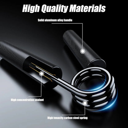 Heavy Duty Aluminum Alloy Grip Hand Gripper Forearm Wrist Strength Training Equipment