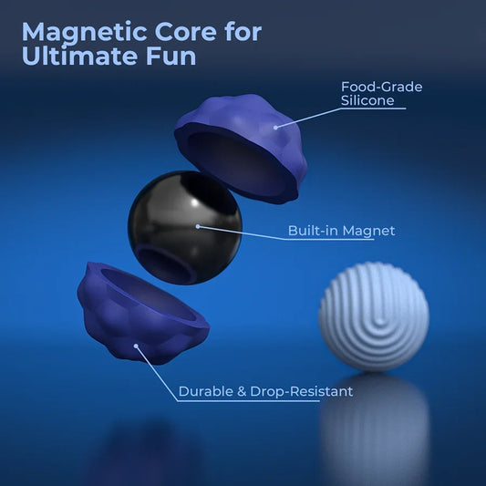 2pcs Extra Large Silicone Grip Strengthener Balls, Upgrade Hand Exercise Set, Durable Finger and Palm Sports Tool Massage Tools