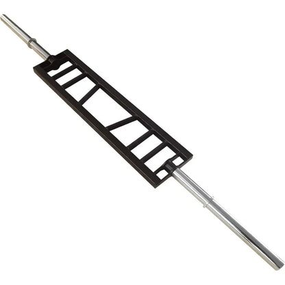 Multi Grip Swiss Bar Cambered Barbell 2-Inch Olympic Plates