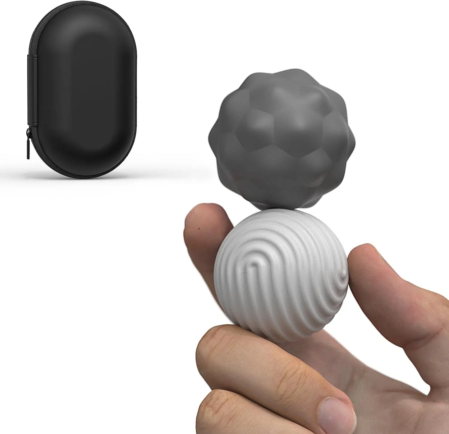 2pcs Extra Large Silicone Grip Strengthener Balls, Upgrade Hand Exercise Set, Durable Finger and Palm Sports Tool Massage Tools