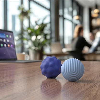 2pcs Extra Large Silicone Grip Strengthener Balls, Upgrade Hand Exercise Set, Durable Finger and Palm Sports Tool Massage Tools