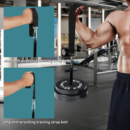 Fitness Arm Wrestling Training Strap Hand Grip Band Wrist Forearm Blaster for Armwrestling Pronation Rope Finger Strengthener