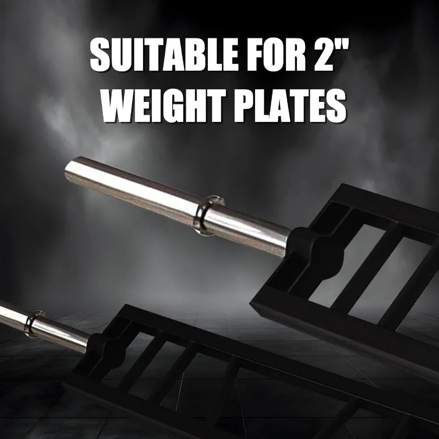 Multi Grip Swiss Bar (Cambered Barbell) — 2-Inch Olympic Plates