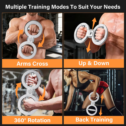 Rotator Machine Multifunctional Grip Strength Trainer Adjustable Forearm Exerciser