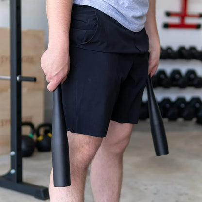 Steel Indian Clubs 15lb (Pair) — Power Clubs for Grip & Forearm Strength